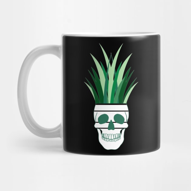 Skull and Plant by Nuletto